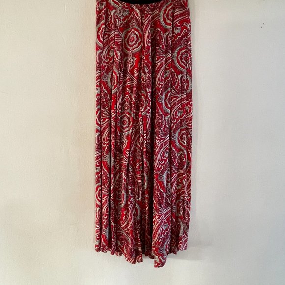 Staring at Stars Red Flowy Pants - Size 0 - Picture 5 of 5